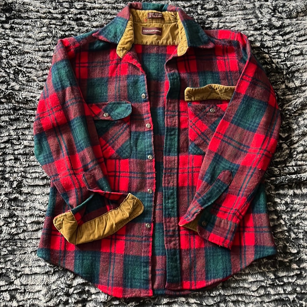 Vintage Chaps•Ralph Lauren Wool Shirt